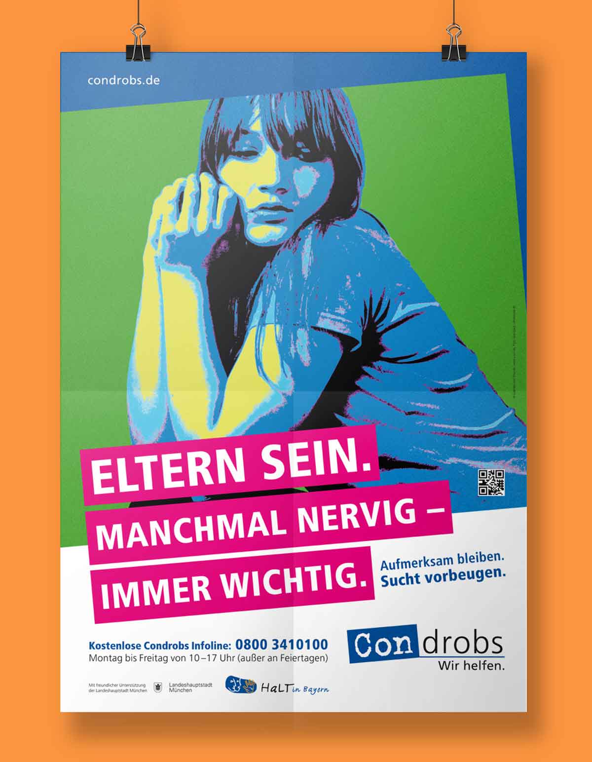 Eltern Sein. Manchmal nervig - Immer wichtig. Plakat von condrobs - Design von c-c-design.de