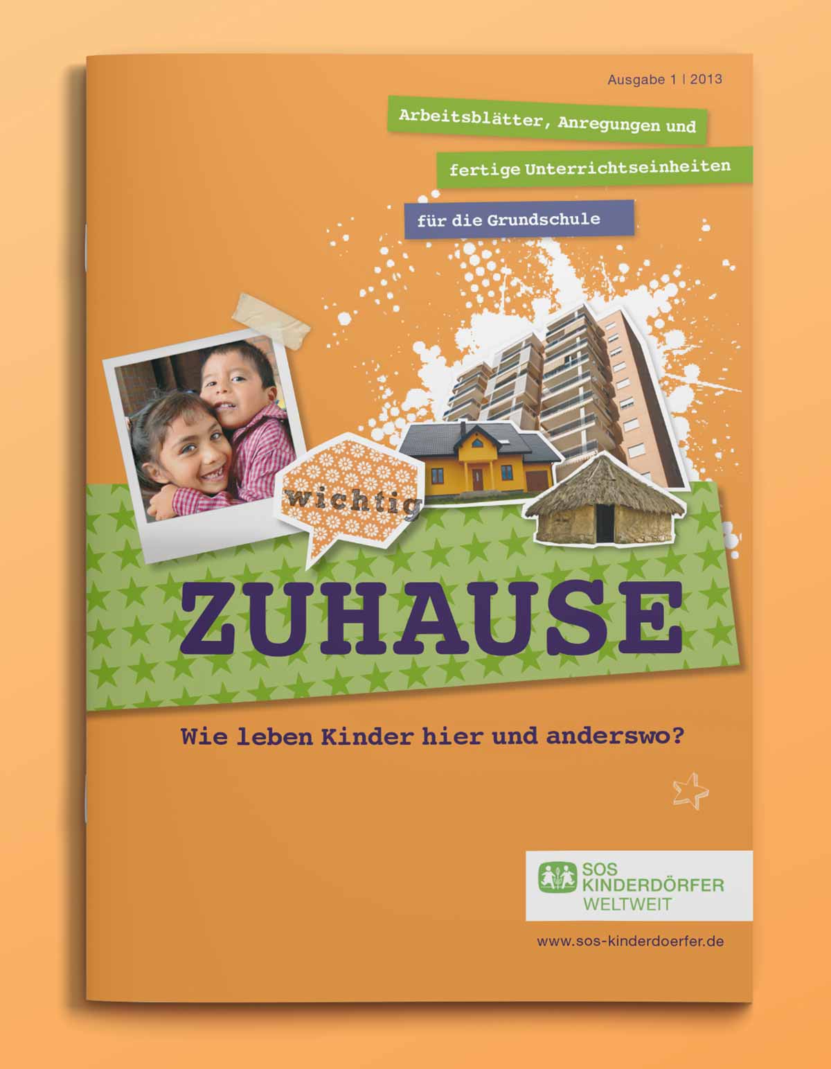 Heft SOS Kinderdörfer Zuhause | c-c-design.de