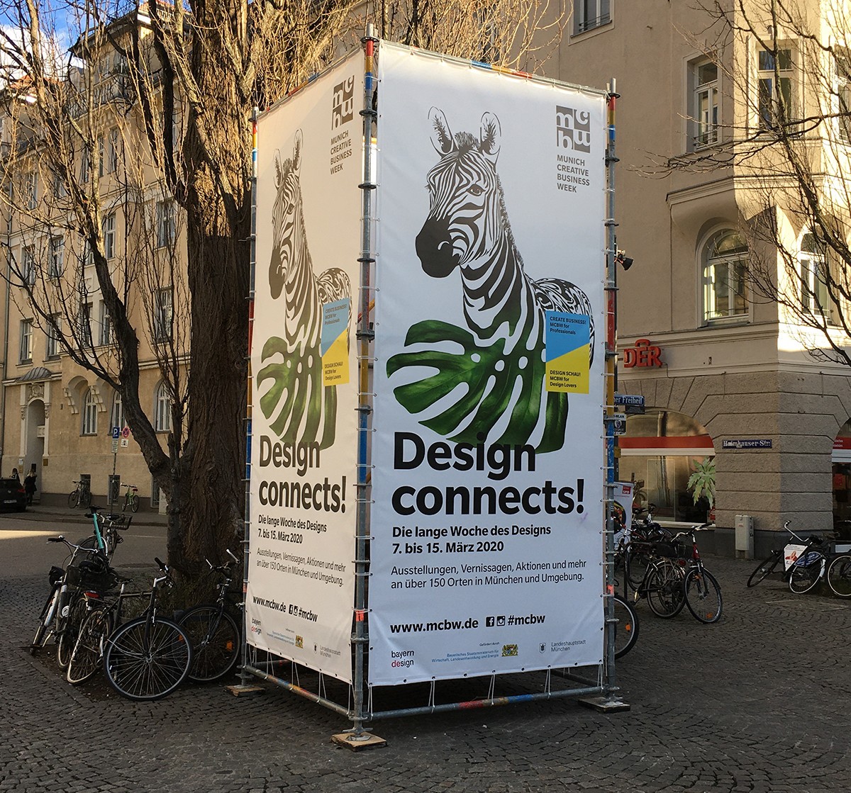 Design connects - munich creative business week - werbebanner